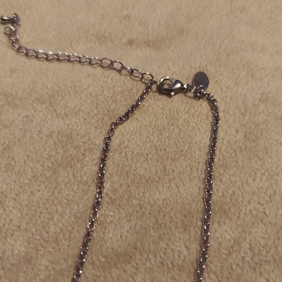 Lia Sophia Silver tone Statement Necklace - Picture 3 of 5